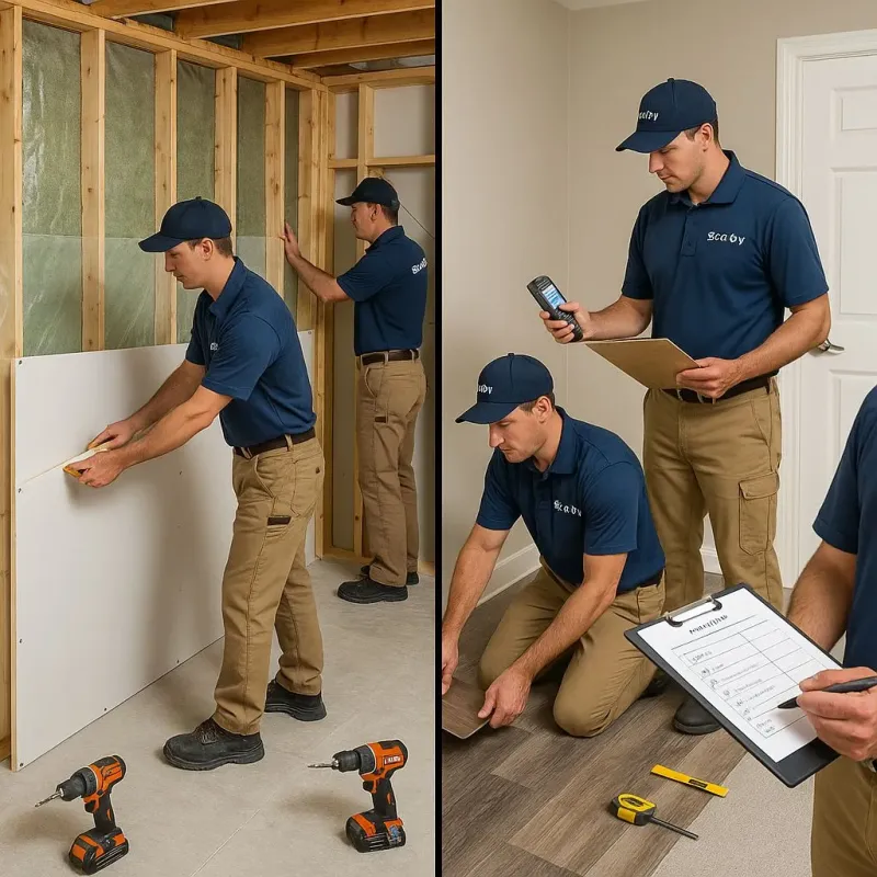 Repairs and Reconstruction process in Lovington, IL